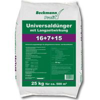 BECKMANN PROFI Universaldünger 25 kg Langzeitwirkung Gartendünger Rasendünger