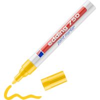 Rotulador edding punta fibra 750 amarillo punta redonda 2-4 mm (pack de 10 uds.)