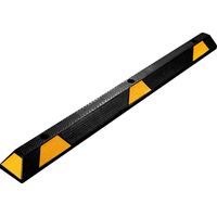 Wiltec – Butée de roue en caoutchouc 1650 x 150 x 100 mm – 13,5 kg – avec réflecteurs pour stationnement sécurisé – Stop roues pour parkings et garages - ROUE 165 X