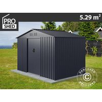 Casetta da Giardino 2,77x1,91x1,92m, 5,29m², ProShed®, Antracite