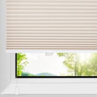 Allesin Store plissé Klemmfix sans perçage, Beige, 90 × 80 cm, Protection de la Vie privée, Protection Solaire, Stores intérieurs pour Fenêtre & Porte, Décoration Moderne pour Chambre