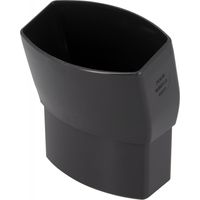15°-Winkelstück (Außen-/Innengewinde) für PVC-Dachrinne PCO87A GIRPI