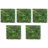 Mur Vegetal Artificiel LCD Modulaire plaque de 1mx 1m décoratif forêt