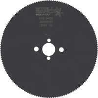 Stella Bianca DISCO HSS T6-PIENO per taglio ferro Ø mm. 300 Spess. 2,5 mm.