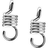 Ressort de hamac, 2 crochets à ressort pour hamac, adaptés aux hamacs suspendus, chaises suspendues, balançoires, le ressort de chaise hamac peut peser environ 300 kg. Crochet à ressort pour hamac