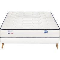 Ensemble L'INTEMPOREL, matelas ressorts ensachés 160x200, extra ferme, H24 + sommier