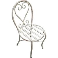 Gartenstuhl vigor mika Vintage Stil wetterbeständig weiß