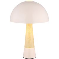 Globo - lámpara de mesa - PAULIN - ámbar - metal - Ø 25cm - E27 -
