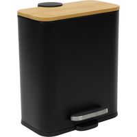 Panier de salle de bain étroit en bambou ZETRU, 5 l