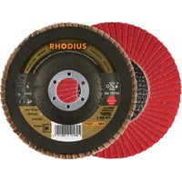 DISQUES A LAMELLE INOX JUMBO LONGLIFE.RHODIUS - DIAM. 125X22.23 GR.40