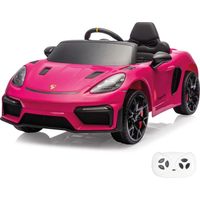 Voiture Électrique Pour Enfants 12V Porsche 718 Spyder RS - Rose