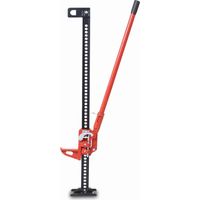 Cric rouleur haute performance 3T 83,8 cm hauteur levage 12,5-66 cm pour tracteur SUV camion tout terrain rouge agriculture atelier