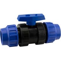 Vanne de raccordement PE (raccord) x PE (raccord) - 40 mm, LOGUI