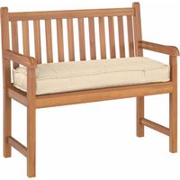 vidaXL Coussin Beige 110 x 40 x 8 cm Tissu Oxford