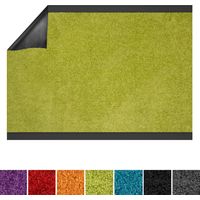 Tapis de Porte sur mesure Use&Wash Vert citron 200 x 200 cm
