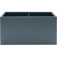 Herstera PLANTER 50 Metall-Pflanzgefäß Anthrazit 100x50x50 cm