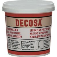 Pegamento para poliestireno de 1 kg, eficaz, de secado rápido, blanco.