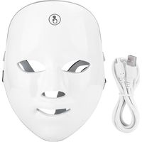 Masque LED Thérapie Lumière Visage Anti-Acne Rechargeable USB Photon