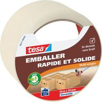 RUBAN D'EMBALLAGE PP TRANSPARENT 52 µM 66X50