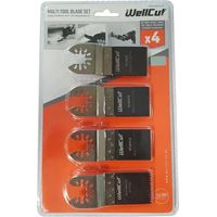 Utensile multifunzione WellCut mt-4 4 pezzi tecnologia lunga durata