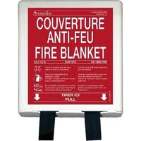 Couverture anti-feu ASEP CAF120 - 120x120cm - Esculape