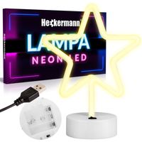 ÉTOILE sur pied Heckermann LED néon LED