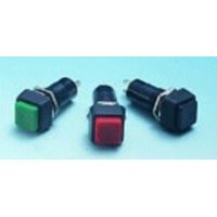 Interruttore a pulsante quadrato 2A 250V VERDE 6250V