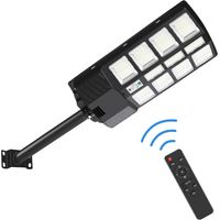 SWANEW 5X 400W Réverbère Solaire mural solaire avec détecteur de mouvement Lampadaire LED