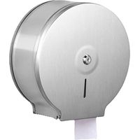 Toilet Paper Dispenser, Toilet Paper Holder, Commercial Toilet Paper Dispenser Single Roll Jumbo Toilet Paper Dispenser, Stainless Steel