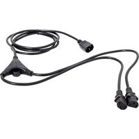 HAWA 1008273 Kaltgeräte Y-Kabel Schwarz 5.00 m