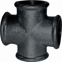 Kreuz 90° weiblich 33x42 schwarz