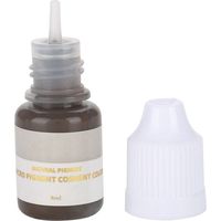 Pigment microblading semi-permanent noir et café pour sourcils, lèvres et eye-liner - teinte noire et marron