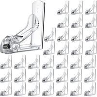 36 Pieces Clear Tablecloth Clips Plastic Loaded Table Cover Holder Clamps Table Cover Clips for Easter Party Birthday Wedding Dinging Camping Picnic Indoor and Outdoor Tablecloth Fix