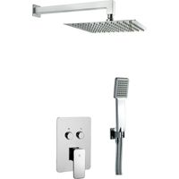 Set doccia da incasso con 2 soffioni doccia a parete Serie SKARA - KÄLLA