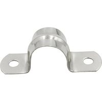 Collier de serrage rigide de 0,2 pouce x 160 pièces Attache de tension en acier inoxydable Clips en treillis métallique rigide pour la fixation de tuyaux