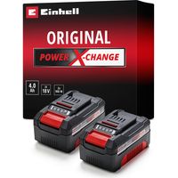 Einhell Double batterie 2 x 4,0 Ah Twinpack PXC (Lithium-Ion, 18 V, pour tous les appareils Einhell PXC)