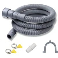 Tuyau Vidange Machine a Laver,Tuyau de Vidange Universel, Tuyau de vidange pour machine à laver, Tuyau D'évacuation D'eau,Vidange Universel pour Lave-linge et Lave-vaisselle (3 M)