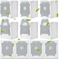ALLIANDISLot de 10 sacs d'aspirateur pour iRobot Roomba i7 i7+ i7 Plus S9 S9+ i3 i3+ j7 j7+ E5 E6 E7 pour iRobot Sacs de rechange pour iRobot Roomba i7