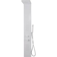 Colonna doccia pannello idromassaggio effetto cascata YH8124 SIDNEY - Bianco