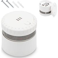 Détecteur de Fumée Compact - Autonomie de 10 Ans - 85 dB