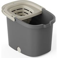 Seau de vidange rectangulaire Fresh 16L Anthracite 8216RL-ANT