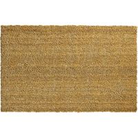 Paillasson ECO COCO 60x110 beige tissé en coco motif uni