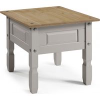 Corona Grey Wax Lamp Table