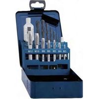 Set utensili filettatura bituxx 33 pezzi resistente custodia metallo