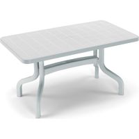 Tavolo Ribalto contract 160x90 cm in resina bianco