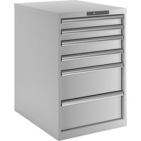 LISTA, Armoire à tiroirs avec 6 tiroirs, l x p x h 564 x 724 x