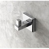 Appendiabito singolo in alluminio e zama Capannoli Nook NK109 Cromo