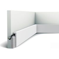 Moldura Rodapié 2m Pasacables VANTA 100 Blanco