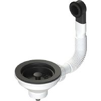 PILETTA 114 MM PER LAVELLO CON FORO 90 MM COLOR- Nero- DH- pezzi 1