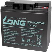 Long WPL18-12SHR Bleibatterie schwarz 12 V 5,67 kg